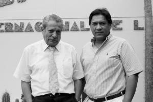 left to right: Dr Carlos Ochoa, Dr José Luis Rueda. CIP Archive