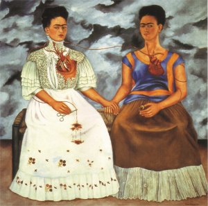 "The Two Fridas" by Frida Kahlo